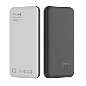 PowerBank PURIDEA S3 - 15 000 mAh, Black