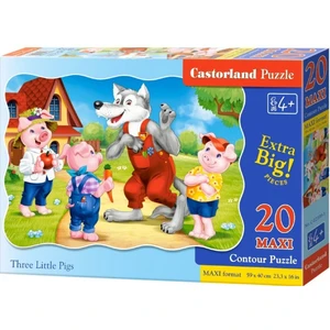 Castorland Puzzle 20 Maxi Tři malá prasátka