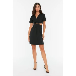 Trendyol Black Waist Detailed Dress