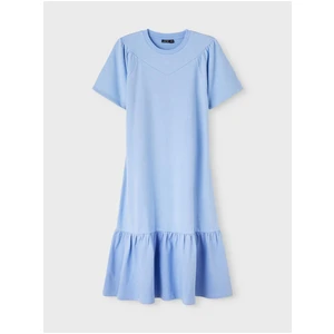 Light Blue Girls' Dress LIMITED by name it Feat - unisex