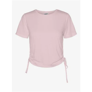 Light Pink T-Shirt Noisy May Line - Women