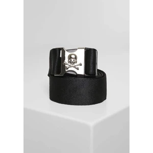 Skull Buckle Belt Black