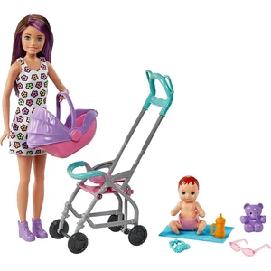 Mattel Barbie Chůva Herní set postýlka