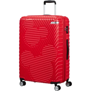 American Tourister Skořepinový cestovní kufr Mickey Clouds L EXP 94/104 l - červená