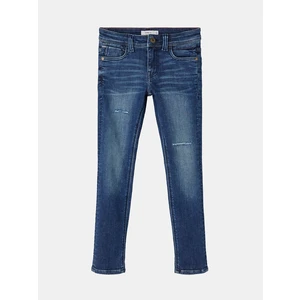 Dark blue boys' jeans name it Theo - unisex