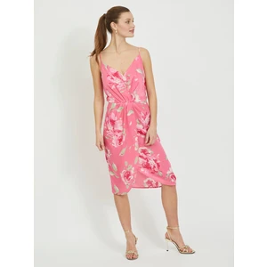 Pink Floral Dress for Hangers VILA Alberte - Women