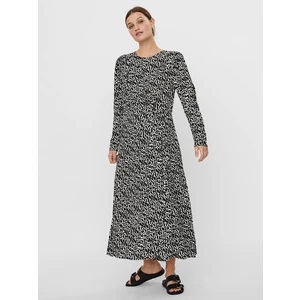 Black patterned maxi dresses AWARE by VERO MODA Hanna - Women