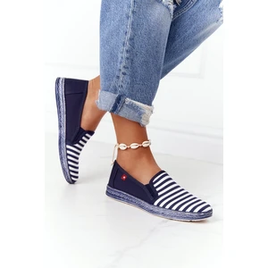 Women's Espadrilles Big Star HH276002 Navy-White