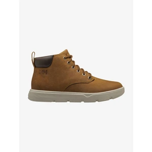 Brown Men Leather Ankle Boots HELLY HANSEN - Men