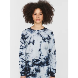 Blue Patterned Sweatshirt Noisy May Ilma - Women