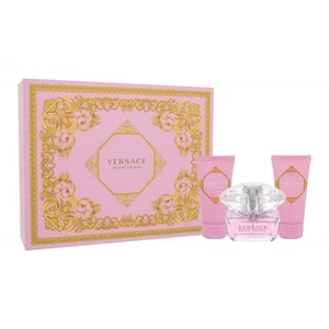 Versace Bright Crystal darčeková kazeta toaletná voda 50ml + telové mlieko 50 ml + sprchovací gél 50 ml pre ženy