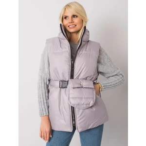 Light gray down vest