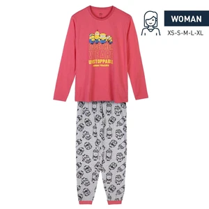 Completo pigiama da donna  MINIONS Long