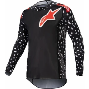 Alpinestars Supertech North Jersey Black/Neon Red S Koszulka motocross