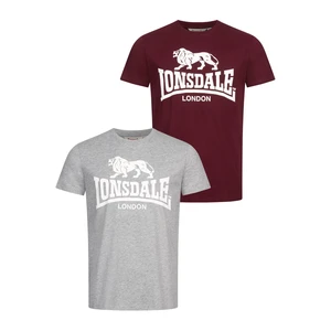 Lonsdale Men's t-shirt regular fit double pack