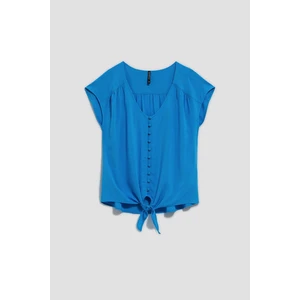 LADIES SHIRT L-KO-4049 FRESH BLUE