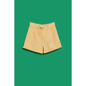 WOMEN'S SHORTS L-SH-4002 VANILLA