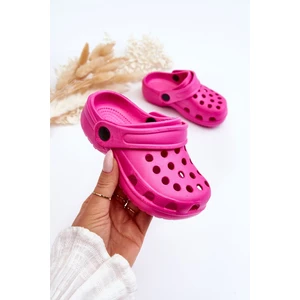 Kids Foam Crocs Slides Pink Percy