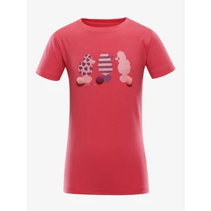 Children's T-shirt nax NAX POLEFO raspberry