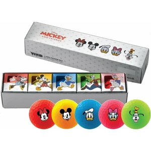 Volvik Vivid Disney 5 Pack Golf Balls Mickey and Friends