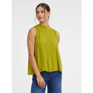 Orsay Green Women's Ribbed Blouse - Women