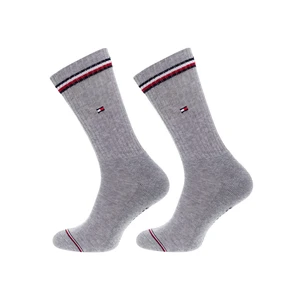 Ponožky - Tommy Hilfiger TH MEN ICONIC SOCK 2P sivé