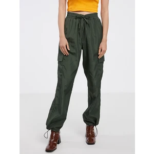 Dark Green Women's Trousers Noisy May Sky - Women