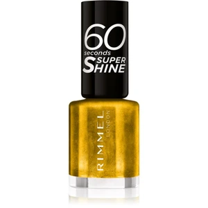 Rimmel 60 Seconds Super Shine lak na nechty odtieň 831 Oh My Gold! 8 ml