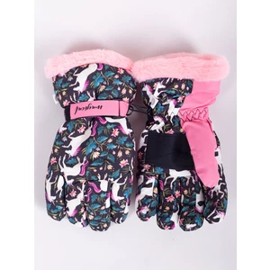 Yoclub Kids's Children's Winter Ski Gloves REN-0248G-A150