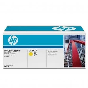 HP 650A CE272A žltý (yellow) originálný toner