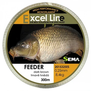 Sema vlasec feeder hnědá 300 m-průměr 0,20 mm / nosnost 5,85 kg