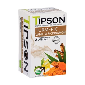 Čaj TIPSON Wellnes Turmeric & Vanilla Cinnamon 25x1,5g