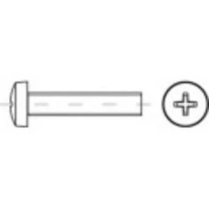 Čočkový šroub TOOLCRAFT 1068458, N/A, M1.6, 2 mm, nerezová ocel, 1000 ks