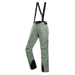 Women's ski pants with ptx membrane ALPINE PRO OSAGA loden frost