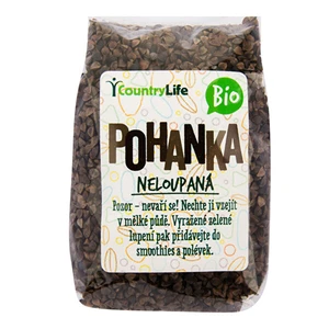 Country Life Pohánka nelúpaná BIO 400 g