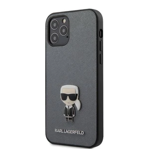 Tok Karl Lagerfeld Saffiano Iconic  iPhone 12 Pro Max, silver