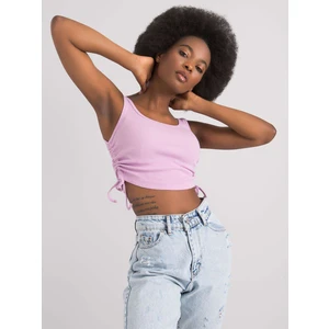 RUE PARIS Light purple crop top