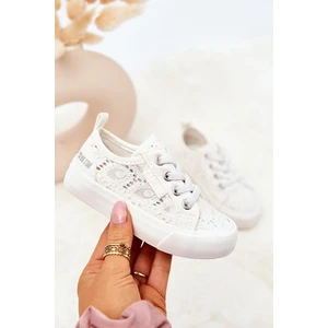 Openwork Sneakers Big Star JJ374134 White