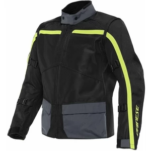 Dainese Outlaw Black/Ebony/Fluo Yellow 46 Giacca in tessuto