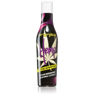 Oranjito Hemp Accelerator opaľovacie mlieko do solária s biozložkami a urýchlovačom opálenia unisex 200 ml