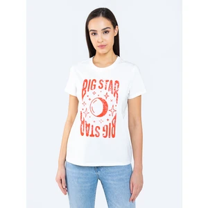 Big Star Woman's T-shirt_ss T-shirt 151593 Brak Knitted-100