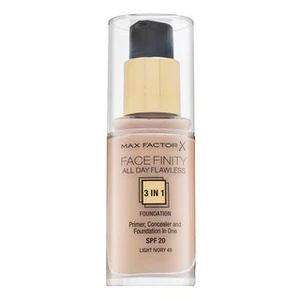 Max Factor Dlouhotrvající make-up Facefinity 3 v 1 (All Day Flawless) 30 ml 40 Light Ivory