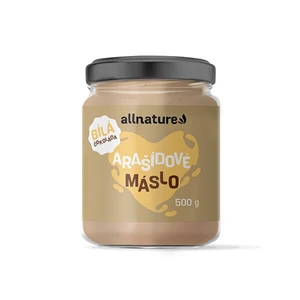 Allnature Arašidové maslo s bielou čokoládou 500 g