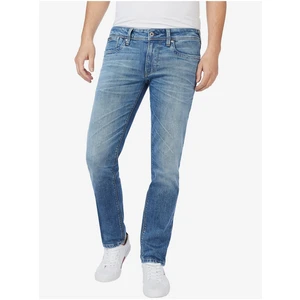 Blue Men's Straight Fit Jeans Jeans Hatch - Men