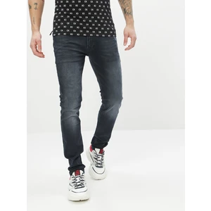 Tmavě modré skinny fit džíny Jack & Jones Liam - Pánské