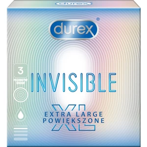 Durex Kondomy Invisible XL 3 ks