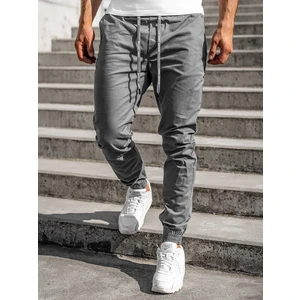 Pantaloni jogger grafit bărbați Bolf KA951