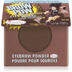 theBalm Browpow® púder na obočie v praktickom magnetickom puzdre odtieň Dark Brown 1.2 g