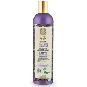 Natura Siberica Kedr, Rose & Protein proteinový šampon pro oslabené vlasy 400 ml
