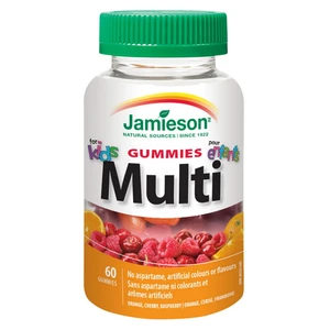 JAMIESON Multi KIDS Gummies želatinové pastilky 60 tbl.